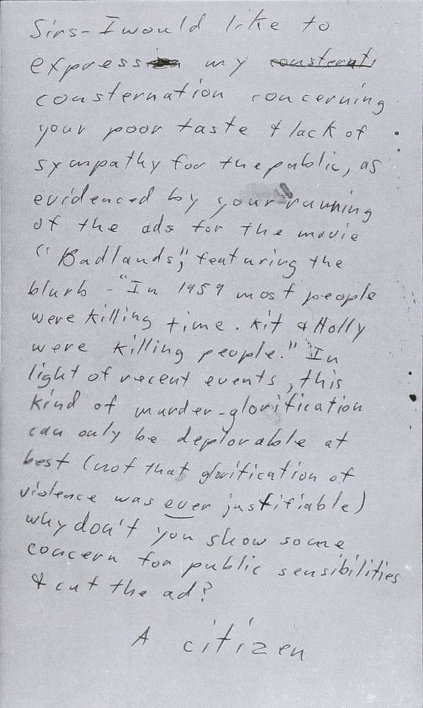 17_a_-_San_Francisco_Chronicle_Badlands_card_May_8_1974